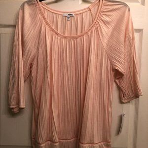 Sonoma Pink Peasant Blouse